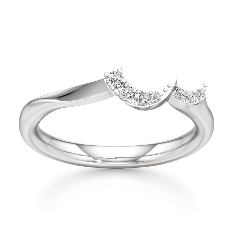 Main Image 1 of J'Lure Lab-Grown Diamond Wedding Band 1/10 ct tw 18K White Gold
