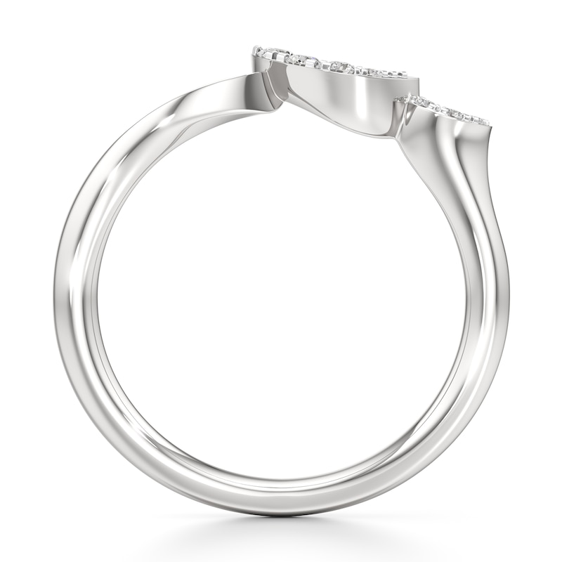Main Image 2 of J'Lure Lab-Grown Diamond Wedding Band 1/10 ct tw 18K White Gold