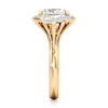 Thumbnail Image 3 of J'Lure Trillion Curved Brilliant-Cut Lab-Grown Diamond Engagement Ring 3-1/3 ct tw 18K Yellow Gold