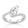 Thumbnail Image 1 of J'Lure Pear Step-Cut Lab-Grown Diamond Bypass Engagement Ring 2-1/2 ct tw 18K White Gold