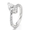 Thumbnail Image 4 of J'Lure Pear Step-Cut Lab-Grown Diamond Bypass Engagement Ring 2-1/2 ct tw 18K White Gold