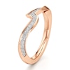 Thumbnail Image 4 of J'Lure Lab-Grown Diamond Contour Wedding Band 1/6 ct tw 18K Rose Gold
