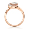 Thumbnail Image 2 of J'Lure Pentagon Brilliant-Cut Lab-Grown Diamond Engagement Ring 1 ct tw 18K Rose Gold