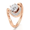 Thumbnail Image 4 of J'Lure Pentagon Brilliant-Cut Lab-Grown Diamond Engagement Ring 1 ct tw 18K Rose Gold
