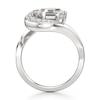Thumbnail Image 2 of J'Lure Hexagon Step-Cut Lab-Grown Diamond Engagement Ring 2 ct tw 18K White Gold