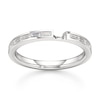 Thumbnail Image 1 of J'Lure Baguette-Cut Lab-Grown Diamond Contour Wedding Band 3/8 ct tw 18K White Gold