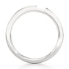 Thumbnail Image 2 of J'Lure Baguette-Cut Lab-Grown Diamond Contour Wedding Band 3/8 ct tw 18K White Gold