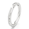 Thumbnail Image 4 of J'Lure Baguette-Cut Lab-Grown Diamond Contour Wedding Band 3/8 ct tw 18K White Gold