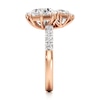 Thumbnail Image 3 of J'Lure Octagon Brilliant-Cut Two-Stone Lab-Grown Diamond Engagement Ring 3-1/3 ct tw 18K Rose Gold