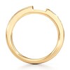 Thumbnail Image 2 of J'Lure Baguette-Cut Lab-Grown Diamond Contour Wedding Band 1/3 ct tw 18K Yellow Gold