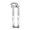 Thumbnail Image 3 of J'Lure Oval Portrait-Cut Lab-Grown Diamond Spiral Engagement Ring 1-1/3 ct tw 18K White Gold