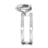 Thumbnail Image 3 of J'Lure Lozenge Step-Cut Lab-Created Diamond Spiral Engagement Ring 2-5/8 ct tw 18K White Gold