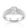 Thumbnail Image 1 of J'Lure Imperial-Emerald Step-Cut Lab-Created Diamond Engagement Ring 1-1/4 ct tw 18K White Gold