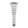 Thumbnail Image 3 of J'Lure Imperial-Emerald Step-Cut Lab-Created Diamond Engagement Ring 1-1/4 ct tw 18K White Gold
