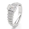 Thumbnail Image 4 of J'Lure Imperial-Emerald Step-Cut Lab-Created Diamond Engagement Ring 1-1/4 ct tw 18K White Gold