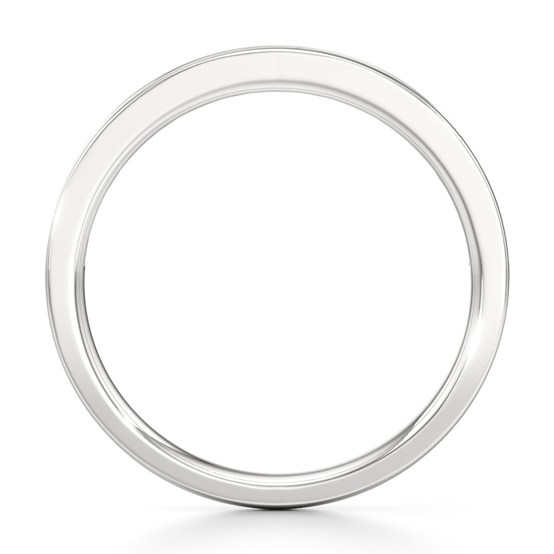 Main Image 2 of J'Lure Baguette & Round-Cut Lab-Grown Diamond Wedding Band 1/3 ct tw 18K White Gold