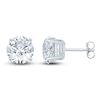 Thumbnail Image 1 of Pnina Tornai Round-Cut Lab-Grown Diamond Solitaire Stud Earrings 4 ct tw 14K White Gold (VS2/F)
