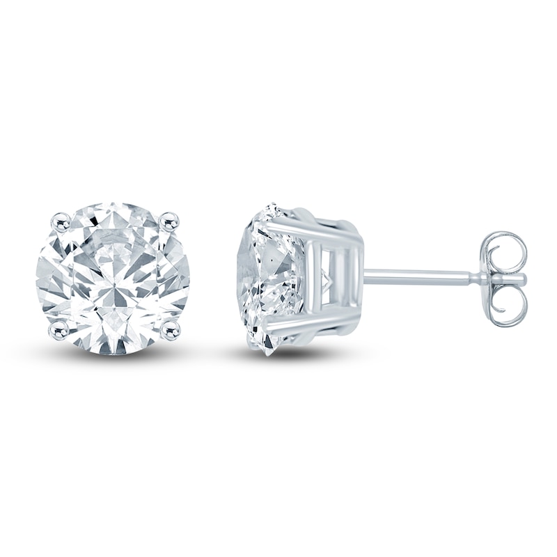 Main Image 1 of Pnina Tornai Round-Cut Lab-Grown Diamond Solitaire Stud Earrings 4 ct tw 14K White Gold (VS2/F)