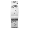Thumbnail Image 2 of Birth Flower & Name Ring 10K White Gold