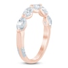 Thumbnail Image 2 of Pnina Tornai Oval-Cut Lab-Grown Diamond Five-Stone Anniversary Ring 1-1/2 ct tw 14K Rose Gold