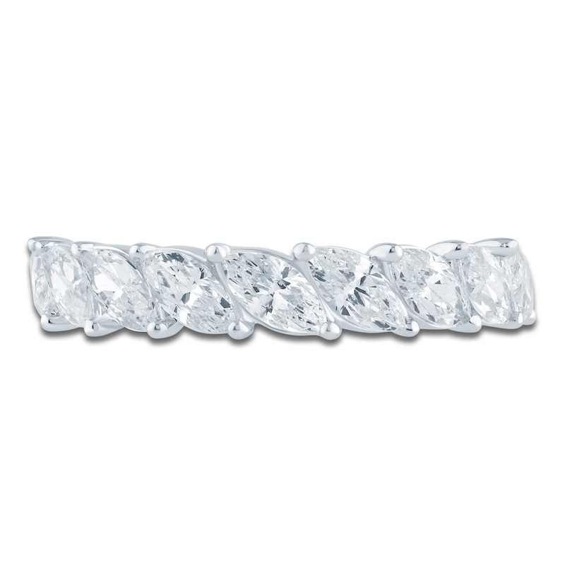 Main Image 3 of Pnina Tornai Marquise-Cut Lab-Created Diamond 1-1/3 ct tw 14K White Gold