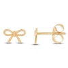 Thumbnail Image 3 of Children's Bow Stud Earrings 10K Yellow Gold