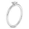 Thumbnail Image 2 of Certified Princess-Cut Diamond Solitaire Engagement Ring 1/4 ct tw Platinum (VS2/F)