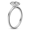Thumbnail Image 2 of Certified Oval-Cut Diamond Solitaire Engagement Ring 1-1/2 ct tw 18K White Gold (SI2/G)