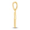 Thumbnail Image 2 of Children's Diamond Accent Cross Charm 14K Yellow Gold