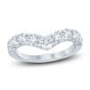 Thumbnail Image 1 of Lab-Grown Diamond Contour Anniversary Ring 1-1/2 ct tw 14K White Gold