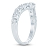 Thumbnail Image 2 of Lab-Grown Diamond Contour Anniversary Ring 1-1/2 ct tw 14K White Gold