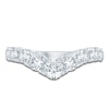 Thumbnail Image 3 of Lab-Grown Diamond Contour Anniversary Ring 1-1/2 ct tw 14K White Gold