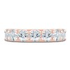 Thumbnail Image 3 of Lab-Grown Diamond Anniversary Ring 3 ct tw 14K Rose Gold