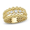 Thumbnail Image 1 of Shy Creation Diamond Three-Row Beaded Ring 1/4 ct tw 14K Yellow Gold SC55028830