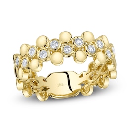 Shy Creation Diamond Scatter Ring 1/5 ct tw 14K Yellow Gold SC55028750