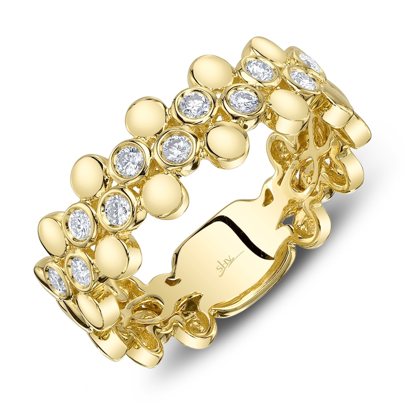 Main Image 2 of Shy Creation Diamond Scatter Ring 1/5 ct tw 14K Yellow Gold SC55028750