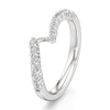 Thumbnail Image 4 of J'Lure Lab-Grown Diamond Contour Wedding Band 3/8 ct tw 18K White Gold