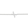 Thumbnail Image 2 of Diamond Initial X Bracelet 1/15 ct tw 10K White Gold 7.5"