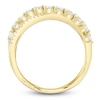 Thumbnail Image 4 of Shy Creation Pear-Shaped & Round-Cut Diamond Three-Row Crossover Ring 1 ct tw 14K Yellow Gold