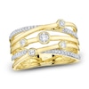 Thumbnail Image 1 of Shy Creation Diamond Multi-Row Scatter Ring 1/3 ct tw 14K Yellow Gold