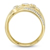 Thumbnail Image 4 of Shy Creation Diamond Multi-Row Scatter Ring 1/3 ct tw 14K Yellow Gold