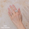 Thumbnail Image 5 of Shy Creation Diamond Multi-Row Scatter Ring 1/3 ct tw 14K Yellow Gold