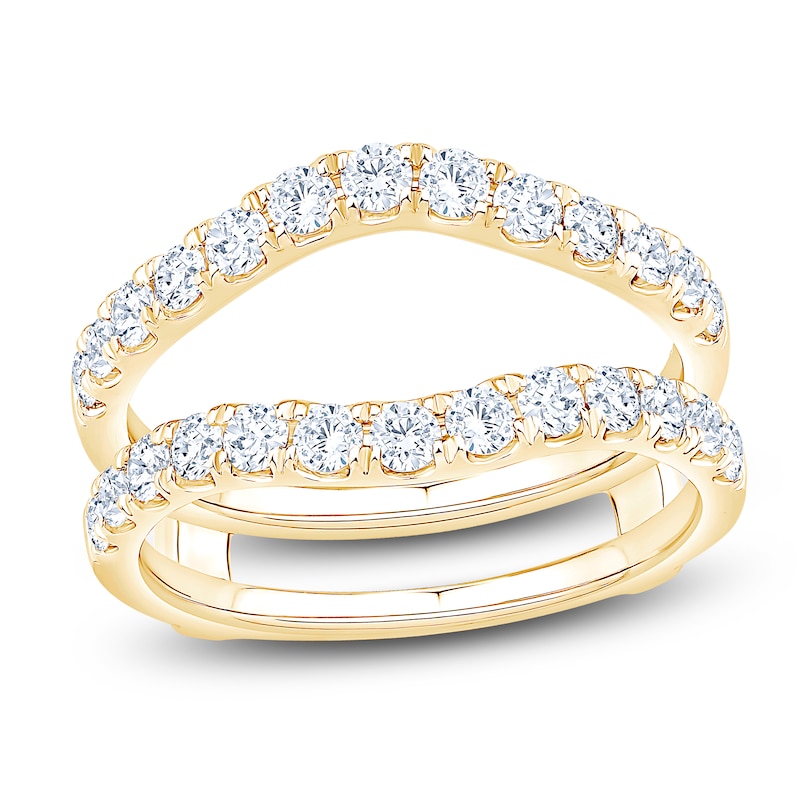 Main Image 1 of Lab-Grown Diamond Contour Enhancer Ring 1 ct tw 14K Yellow Gold