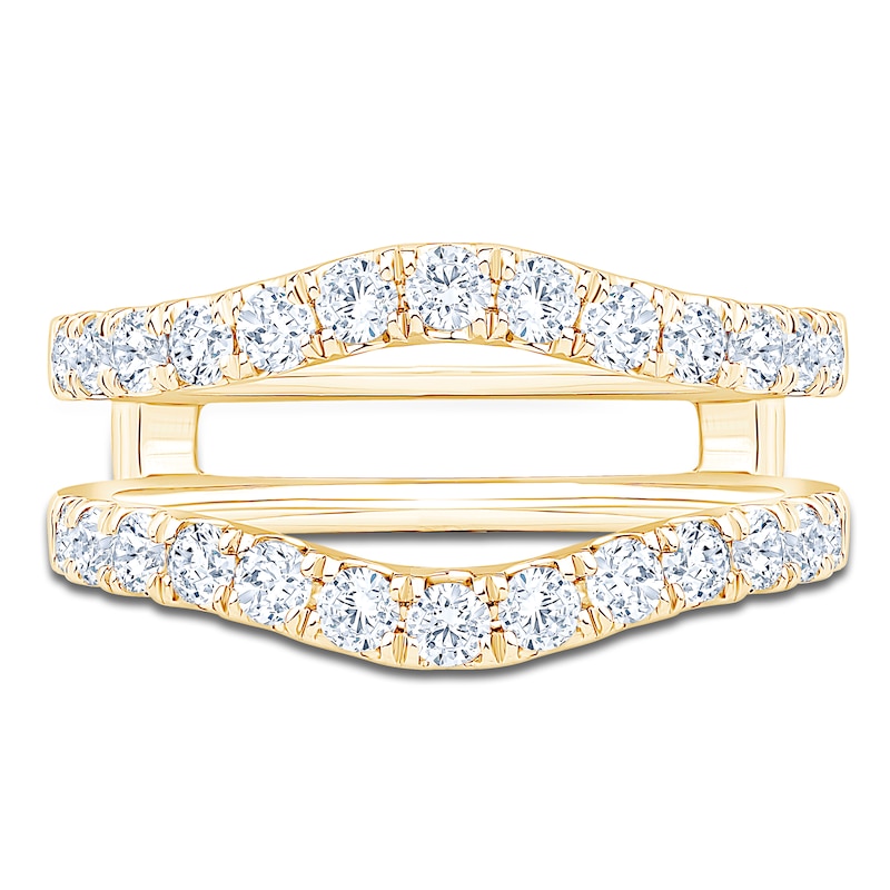 Main Image 3 of Lab-Grown Diamond Contour Enhancer Ring 1 ct tw 14K Yellow Gold