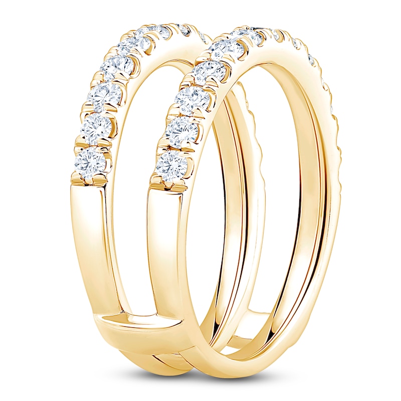 Main Image 2 of Lab-Grown Diamond Enhancer Ring 1 ct tw 14K Yellow Gold