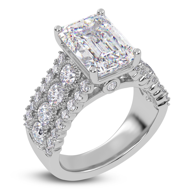 Main Image 2 of Radiant-Cut Created By Jared Studio Lab-Grown Diamond Engagement Ring 4-3/4 ct tw 14K White Gold