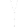 Thumbnail Image 2 of Baroque Cultured Pearl Station Y-Drop Necklace 14K Yellow Gold 18"
