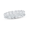 Thumbnail Image 1 of Princess-Cut Lab-Grown Diamond Eternity Band 4-7/8 to 6-1/3 ct tw 14K White Gold