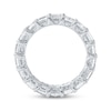 Thumbnail Image 3 of Princess-Cut Lab-Grown Diamond Eternity Band 4-7/8 to 6-1/3 ct tw 14K White Gold