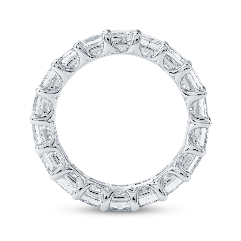 Main Image 3 of Princess-Cut Lab-Grown Diamond Eternity Band 4-7/8 to 6-1/3 ct tw 14K White Gold